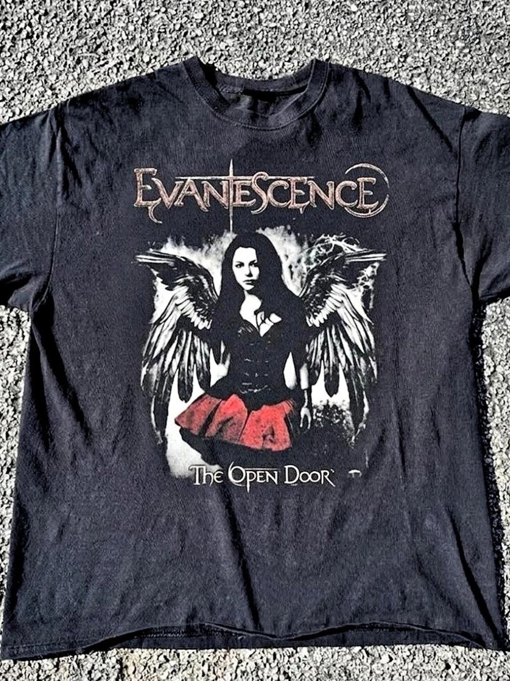 Evanescence The Open Door Tour T-Shirt Graphic Tee Black